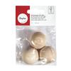 Boules en bois - FSC 100% - 35mm - 3 pièces - Beige - Objets décoratifs