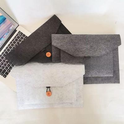 "Stilvolle Filz-Tablet-Notizbuchhülle": Modisches, Praktisches, Verdicktes Handheld-Klappdesign