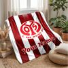 Mainz 05 Custom Name Text Flannel Blanket Soccer Logo Personalized Fleece Throw Blanket Special Gift For Sofa Bedroom Home