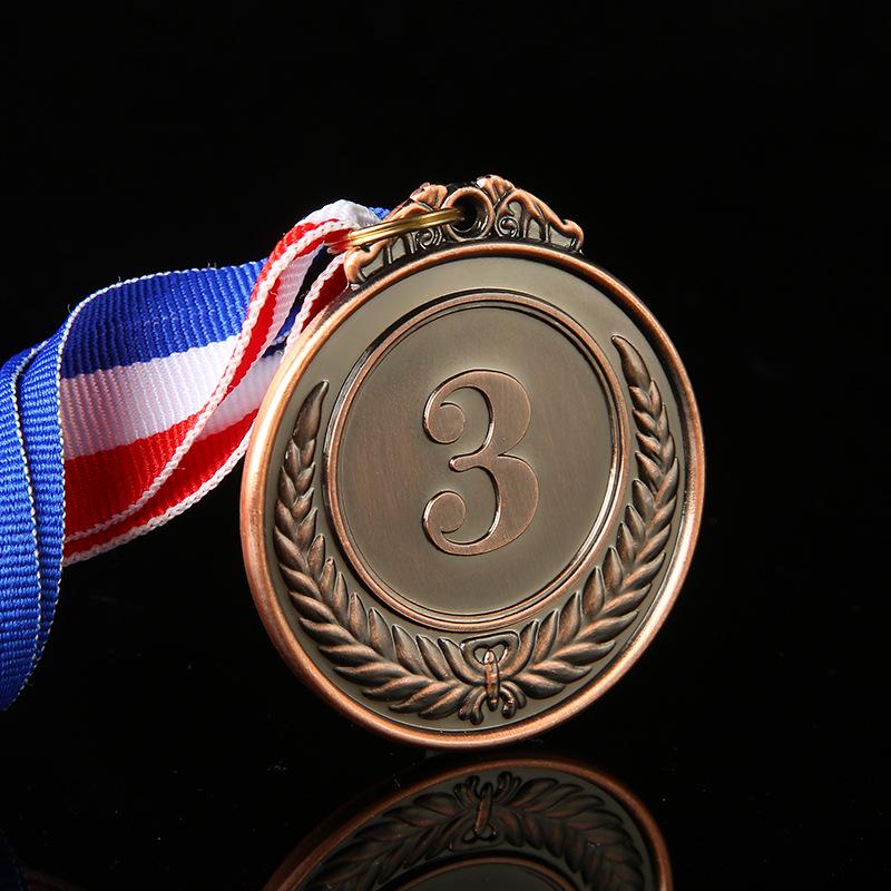 

Настраиваемый дизайн с колосьями пшеницы, студенческие спортивные медали золотого, серебряного и бронзового цвета