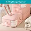 Large Capacity Oversized Portable Compression Storage Bag, Suitable for Clothes, Quilts, Pillows, Sofa Cushions, Duvets, Ideal for Bedrooms