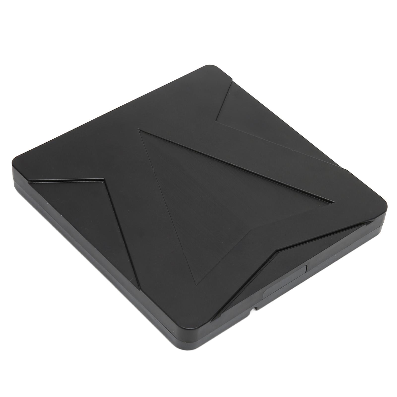 

External DVD Drive 5Gbps USB3.0 Type C Dual Interface Slim Portable Multifunction CD DVD Burner for чёрный