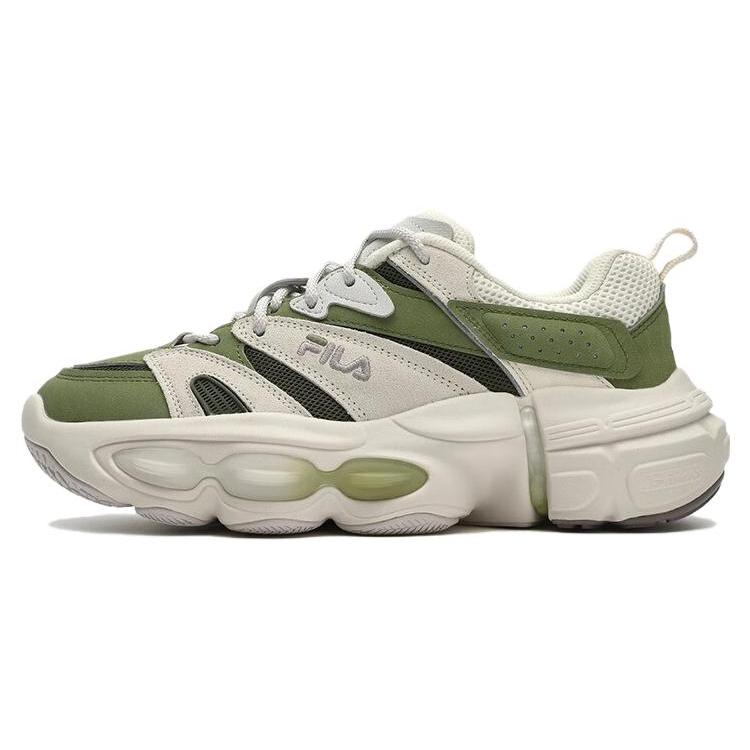 FILA Disruptor Low Sneakers  White Green  Women s F12W342109FJL 36