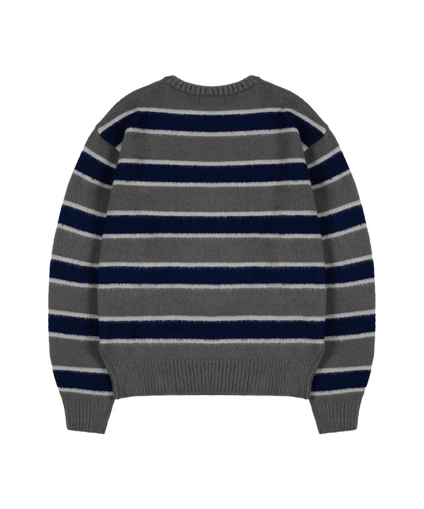 KAIFAI Kush Stripe Knit (Navy) K25Zb169