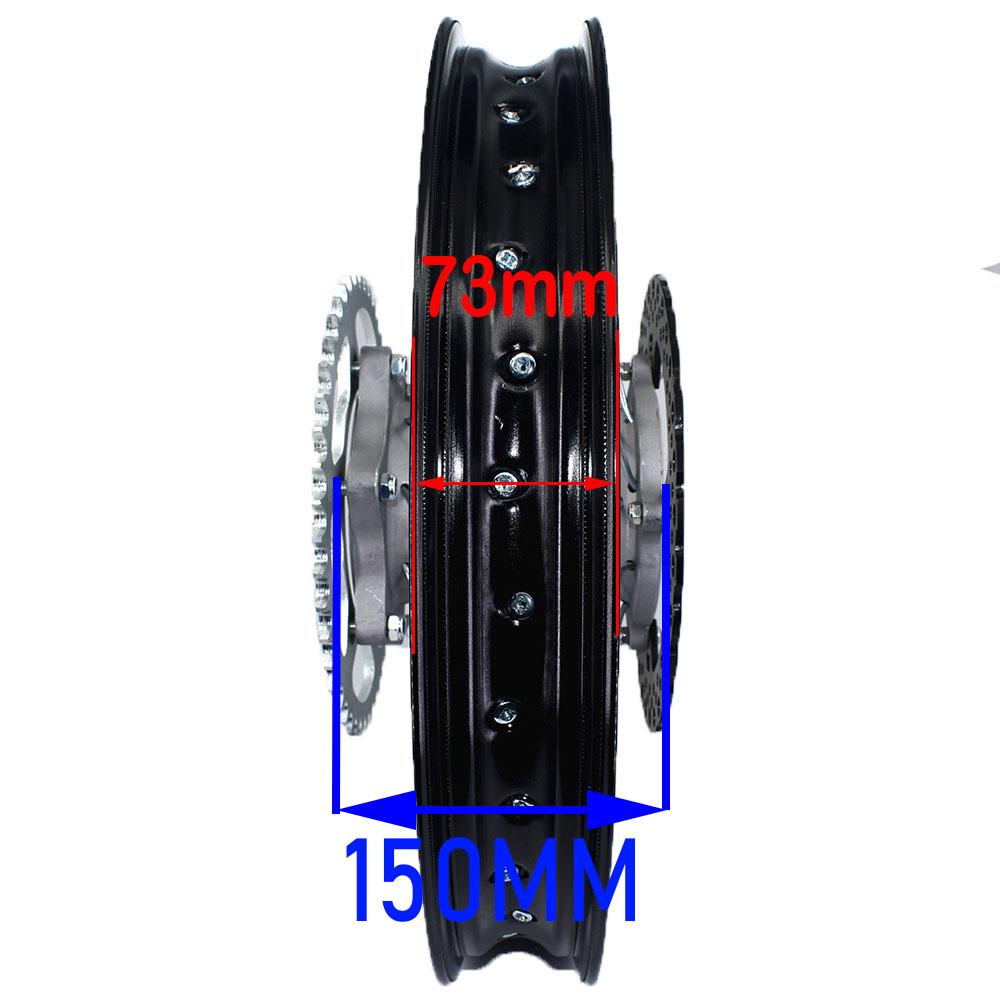 Motorcycle 2.15-18 Inch Rear Rim Aluminum Wheel Rim With Sprocket Brake Disc for CRF250R/X CRF450R/X Motorcycle Bike