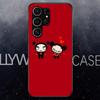 Pucca-A G-Garu Cartoon Phone Case For Samsung S25 Edge Ultra S23 S22 S21 S20 Ultra Plus S24 Fe A54 A53 A25 Glass Cover