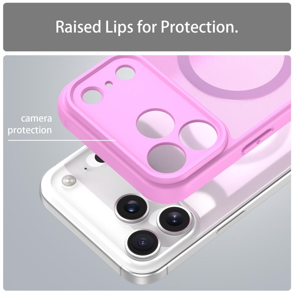 Frosted Full Cover Lens Protection Cases For iPhone 17 Pro 17 Pro Max 17 Air Translucent Matte Magnetic For Magsafe Soft Cover