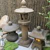 Antique Stone Carving Zen Garden Lantern for Outdoor and Hotel Courtyards