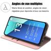 Coque - E.F.CONNECTION - pour Xiaomi Redmi Note 13 4G - Rose - Antichoc - Support Réglable