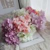 4pcs 7 Branches Hydrangea Artificial Flowers Bouquet Home Wedding Decor Centerpiece Table Arrangement Silk Floral DIY Crafts