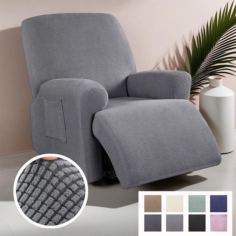 Recliner Sofa Cover for Living Room Ralax Cover Jacquard Covers Stretch Spandex Couch Slipcovers Non Slip Armchair Slipcovers