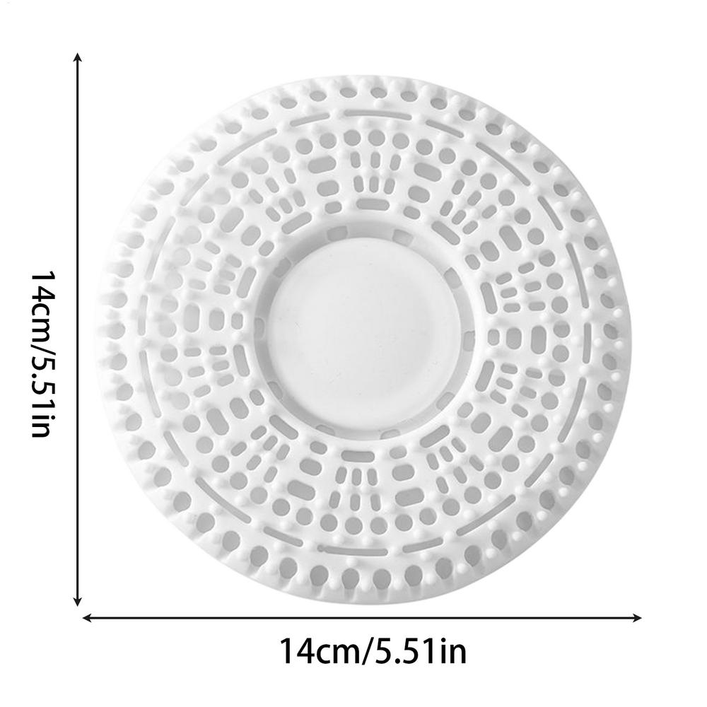 

Silicone Drain Strainer Household Shower Floor Filter Sink Strainers Hair Catcher For Kitchen Bathroom Accessories белый