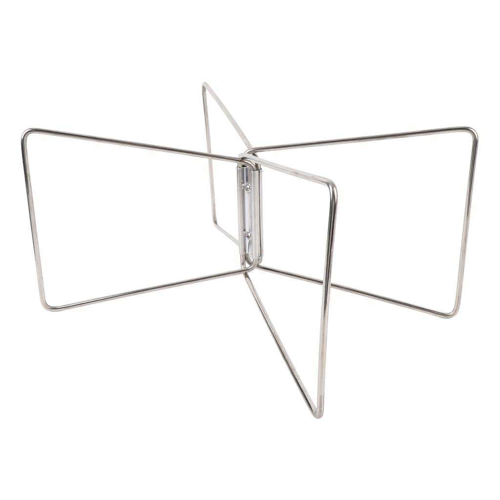 Foldable Cooler Stand Stainless Steel Damp Proof Outdoor Cooler Holder Stand for Camping