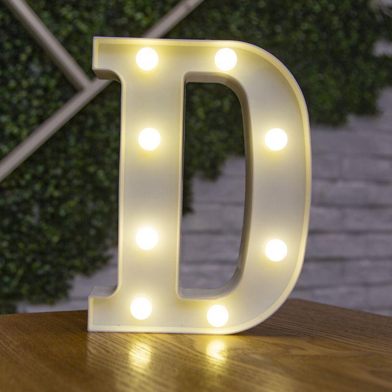 Large Led Light Emitting Alphanumeric Love Standing Sign Decoration For Party Themes And Indoor Decor