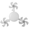 2 in 1 Ceiling Fan 3 Gears Dimming Remote Control Electric Cordless Fan Eye Protection Energy Saving Hanging Fan with LED Light