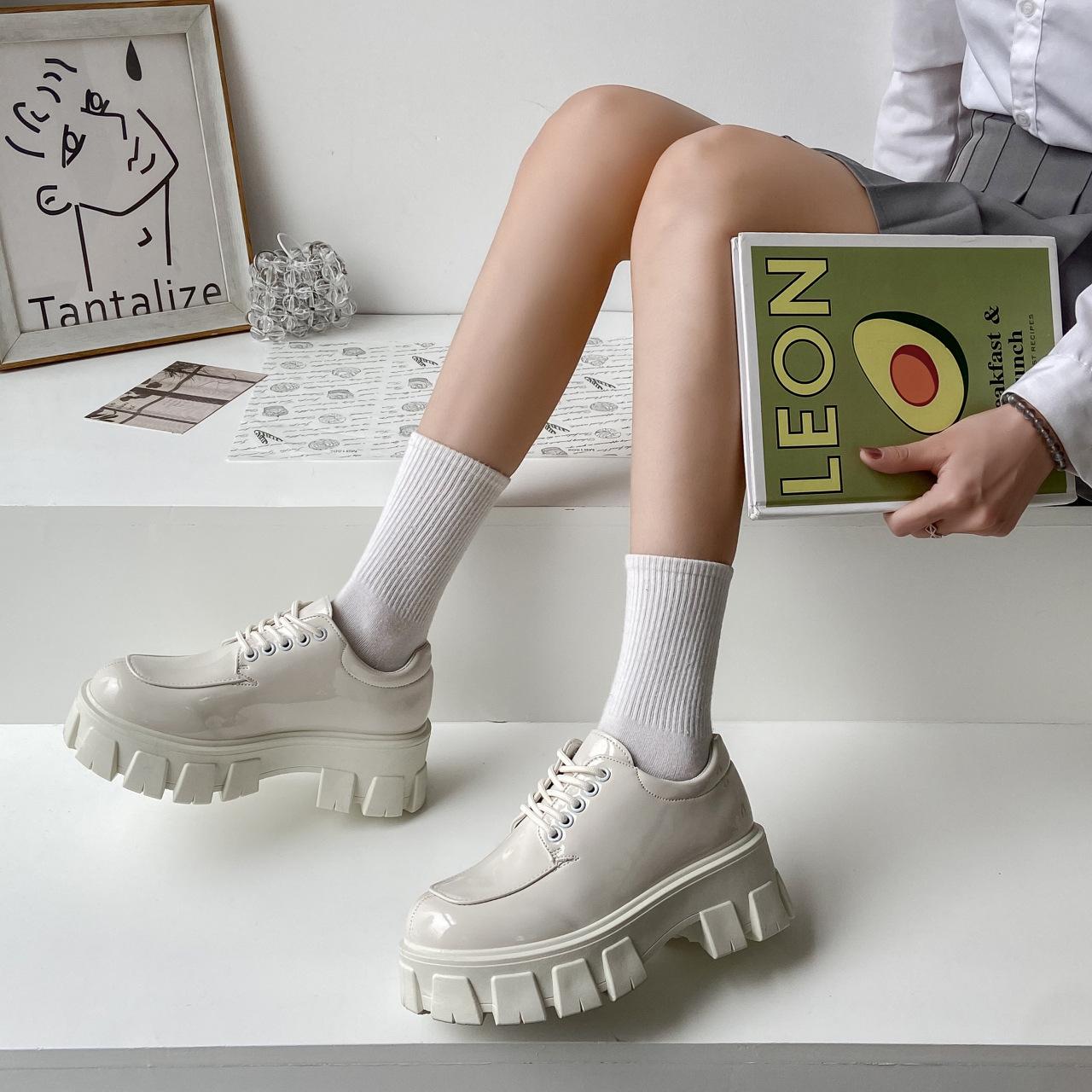 Туфли на платформе женские Оксфорды Японская школьная форма Jk Студенческая обувь Девушки — фото 5