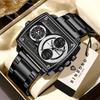 BINBOND Multi-Functional Precise Quartz Watches for Men Luxury Luminous Waterproof Men's Wristwatches