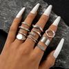 Boho Geometric Rings Stackable Knuckle Rings Set Fashion Vintage Rings Set  Festival