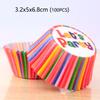100Pcs Muffin Cupcake Paper Cups Cupcake Liner Baking Muffin Box Cup Case Party Tray Cake Decorating Tools Birthday Party Decor
