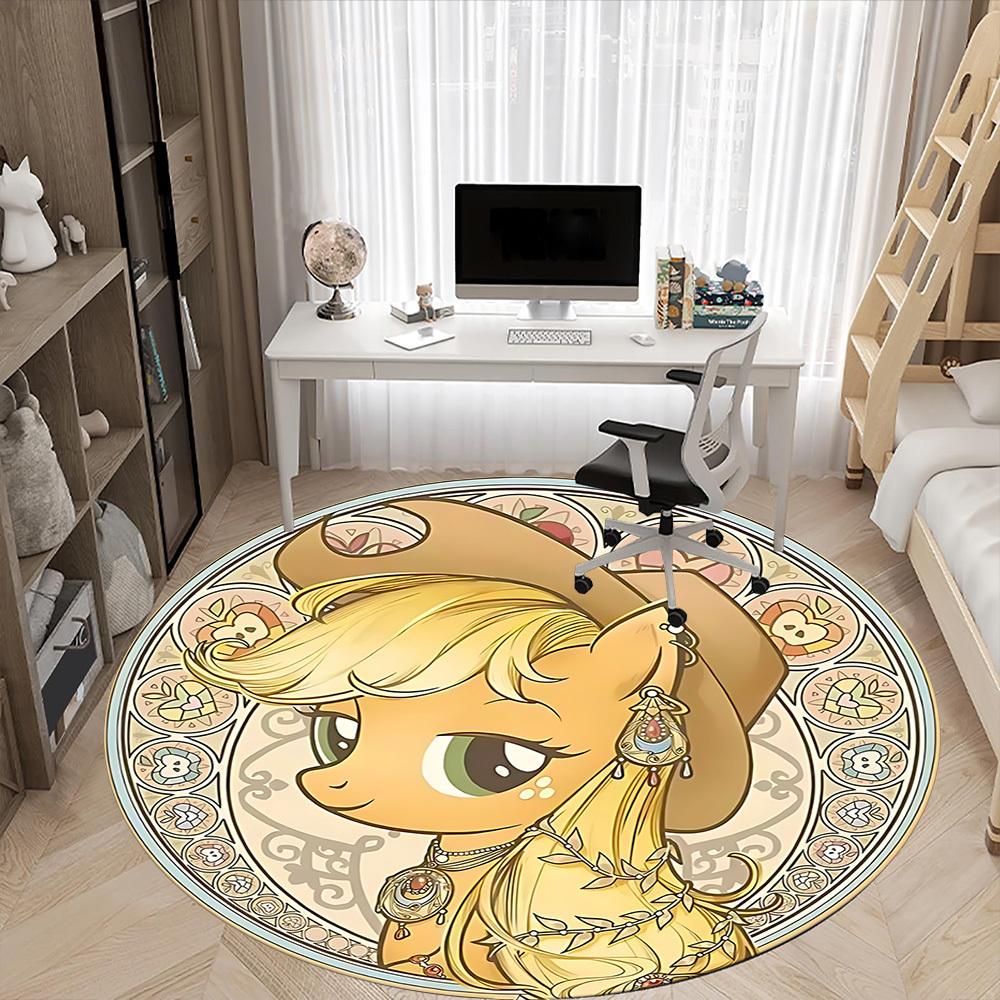 My Little Pony Office Round Area Rug, Under Office Chairs Bedroom Living Room Home Decor  a1022120