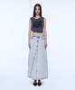 INSTANTFUNK Vintage Washed Skirt - Gray