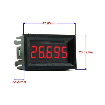 0,56 Zoll Drei-Draht Fünf-stelliger Hochpräzisions Voltmeter Amperemeter DC0-33V Rotes Display Spannungsstrommessgeräte Tester Detektor