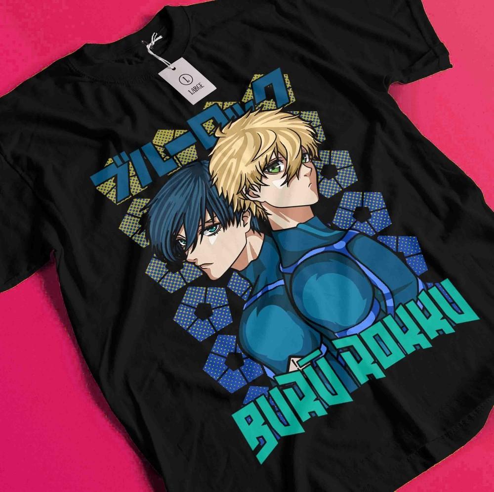 

Blue Lock Shirt Seishiro Nagi T-Shirt Isagi Yoichi Tshirt Rin Itoshi Soft Tee BB937 L