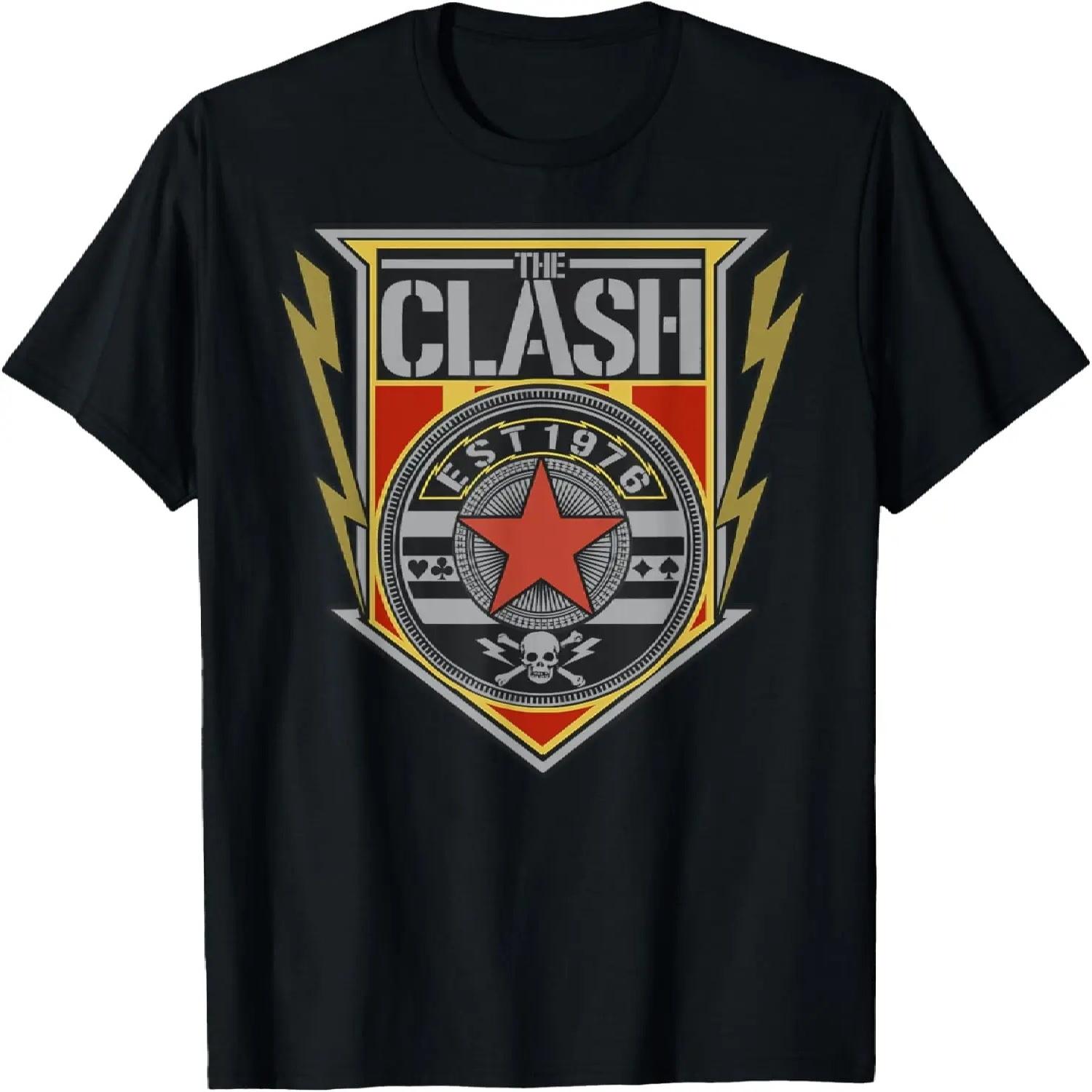The Clash - EST 1976 Shield T-Shirt S чёрный