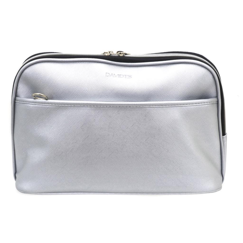 silver wash bag