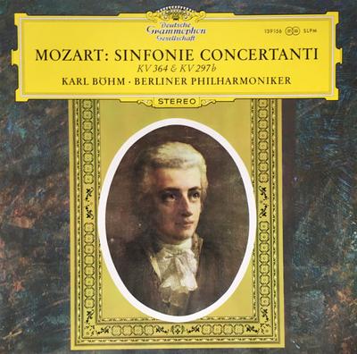 LP Record WOLFGANG AMADEUS MOZART  KARL BHM  Sinfonie Concertanti KV 364  KV 2 139156SLPM Deutsche Grammo Germany Classical Used