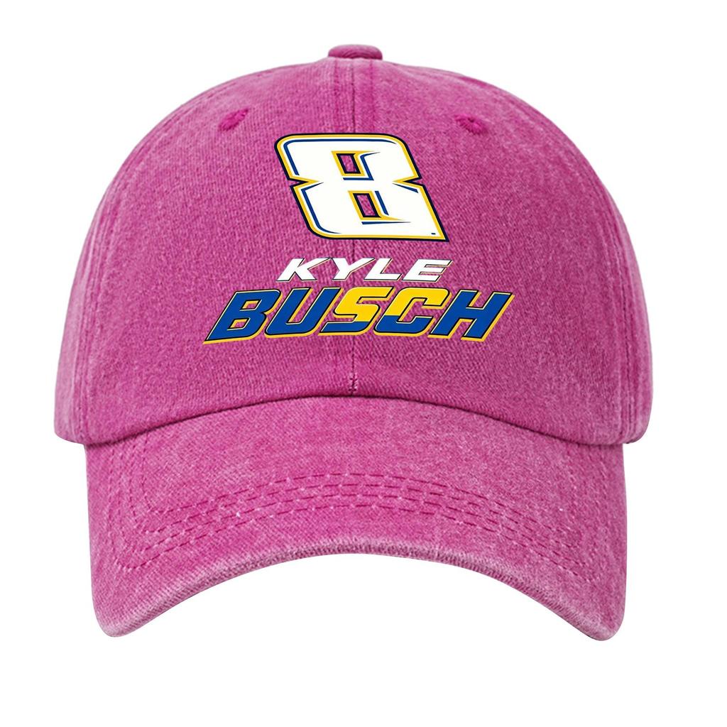 Washed Cotton Baseball Cap Soft Top Vintage Denim Style Adjustable Back Closure Casual Hat for Everyday Wear