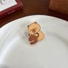 Flower Cartoon Acrylic Pin Animal Animal Badge Jewelry Capybara Brooch  Backpack Decor