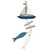 Fishing Net Navy Wall Hangings Studio Prop Room Home Decor Mediter Sea Stickers Marine Over The Garden Life Buoy Crafts Nautical