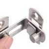 1PC Door Lock Barn Door Cast Metal Hook Latch Lock Texture Home Decoration Ornament Toilet Doors Right Angle Sliding Gate Lock