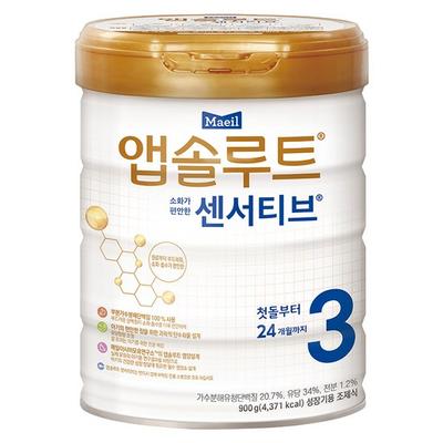 Absolut Sensitive Powdered Milk, Stage 3, 900g, 1 Unit