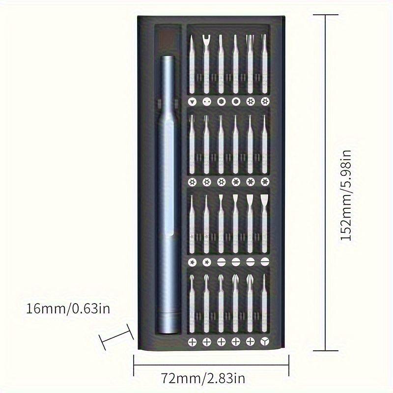 24pcs set of precision screwdrivers, home repair tools, suitable for disassembling mobile phones, home computers, cross shaped