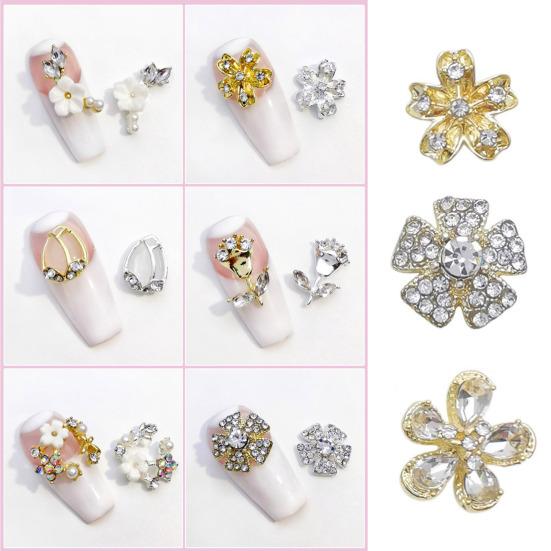 Unhas requintadas Strass Acessórios requintados Multiuso