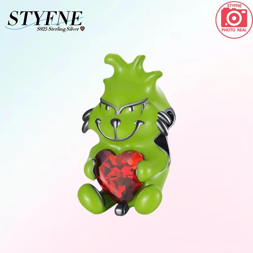 Original Orange Squirrel Cute Animal Pendant Bat Spider Beads Fit Braceletcopper Women Accessory Fine Gift Diy Jewelry