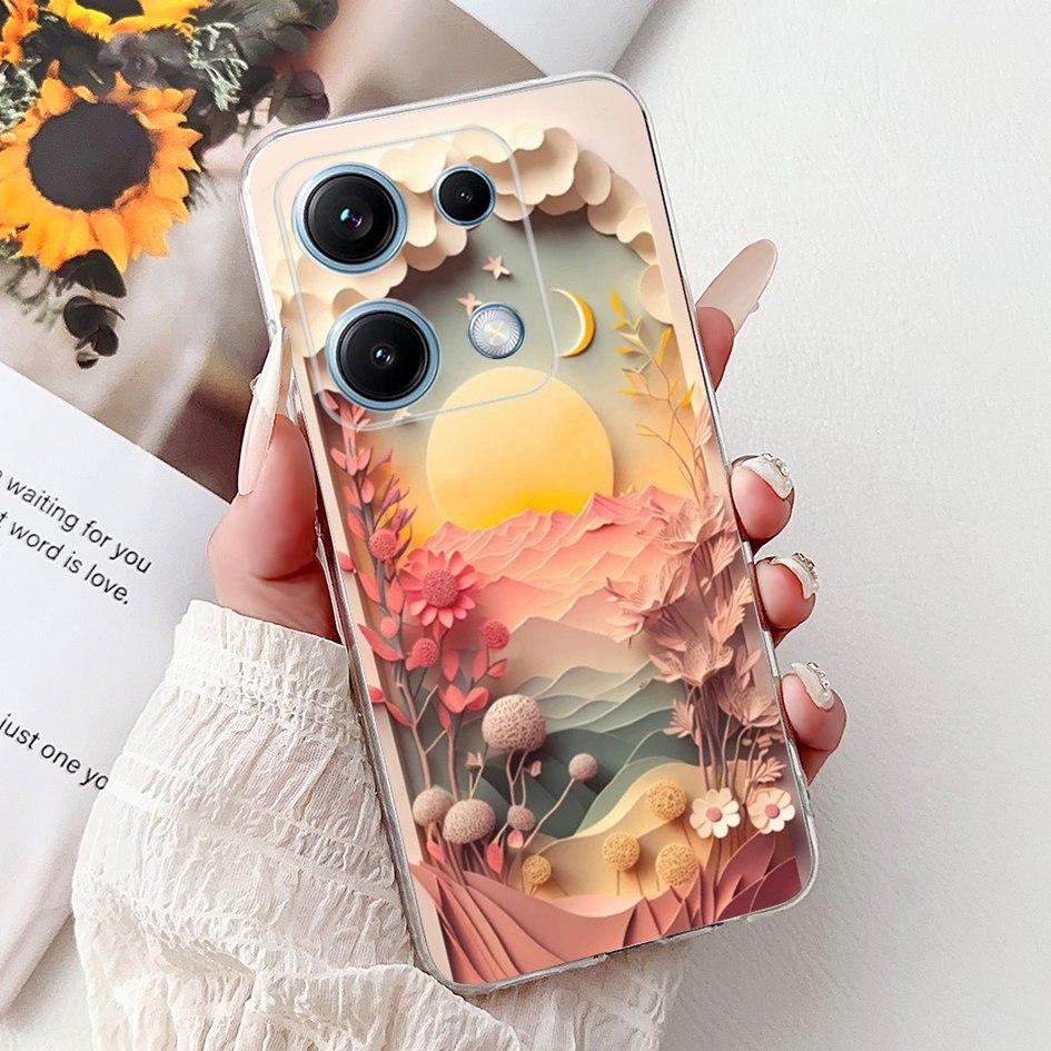 New Case For Xiaomi Redmi Note 14S Cover 2025 Popular Cartoon Astronaut Soft Silicone Clear Cover For Redmi Note14s 4G Shell New