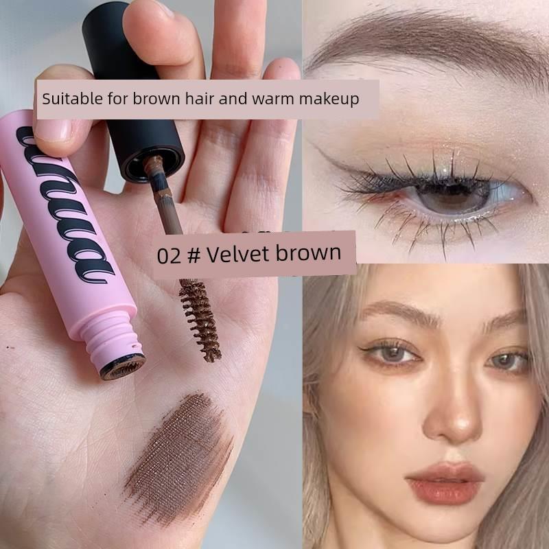 Orange-Brown Eyebrow Dye, Light Orange Eyebrow Gel, Waterproof and Long-Lasting Eyebrow Tint, Men's Yellow Coffee Color, Lily Cosmetics