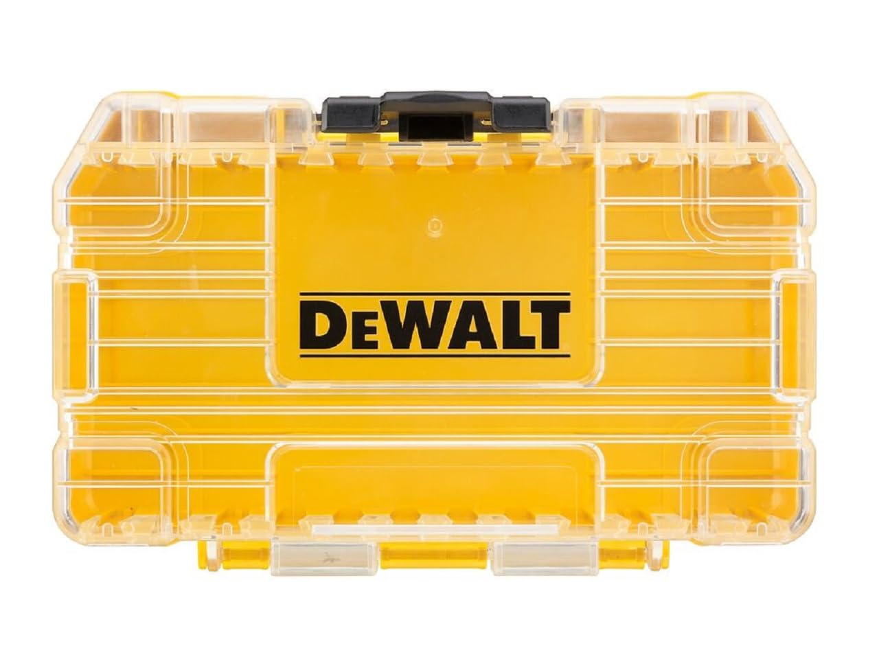 

DeWalt ToughCase Хранение инструментов Прозрачный Съемный Штабелируемый и Мелкие предметы (Маленький) Органайзер, Коробка, Кейс, Крышка, Лоток, Хранение, Винты, Биты,