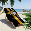 Pittsburgh Penguins Print Beach Towel, Large Soft Quick Dry Towel for Beach Camping Swimming