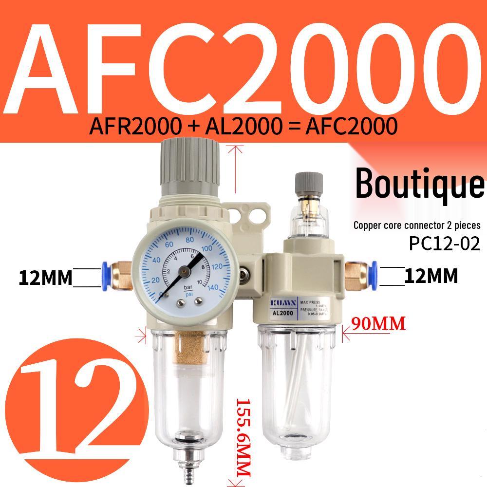 Air Source Filter & Oil-Water Separator BFC/AFC2000 AR Oil Mist AFR Pneumatic Pressure Regulator