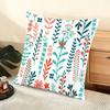 Boho Wildflowers Pattern Cushion Cover Soft Short Plush Pillow Cover Smooth Cozy Texture Aesthetic Cushion Case Home Decor