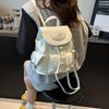Backpack Bag Women's New Trendy Fashion College Style Backpack Versatile Large Capacity Bucket Bag Travel Bag