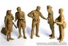 Master Box 1/35 Scale Plastic Model Kit: French Resistance and German Officer Prisoners of War, 1944, Set of 5 (MB35051)