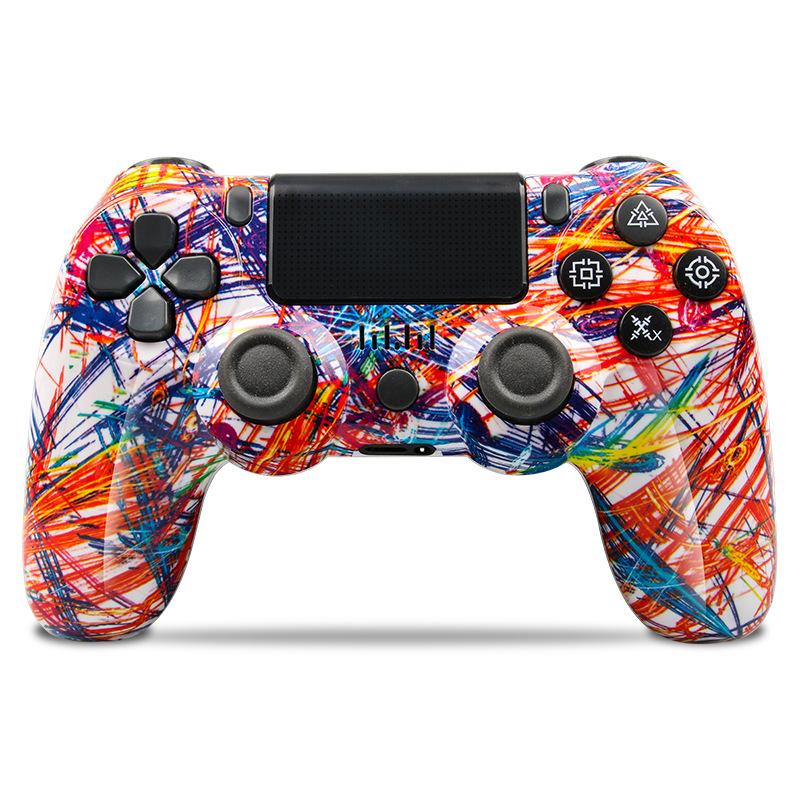 VAORLO For PS4 Wireless Controller Ps4 Controler Gamepad Controller With Dual Vibration and Trigger Buttons with 3.5mm Jack