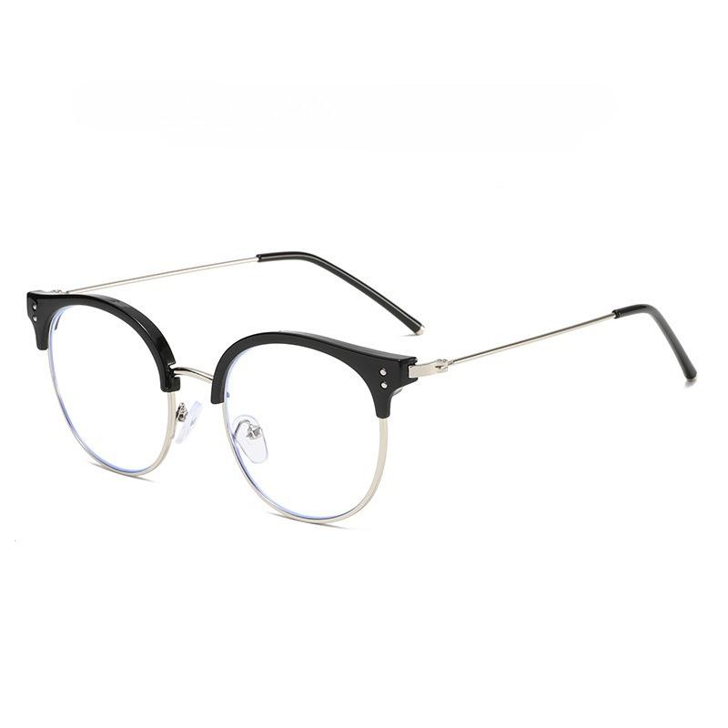 Damen Neue Retro Runde Rahmen Mode Lesebrille Herren und Damen High-Definition Anti-Blaulicht Lesebrille Presbyopiebrille