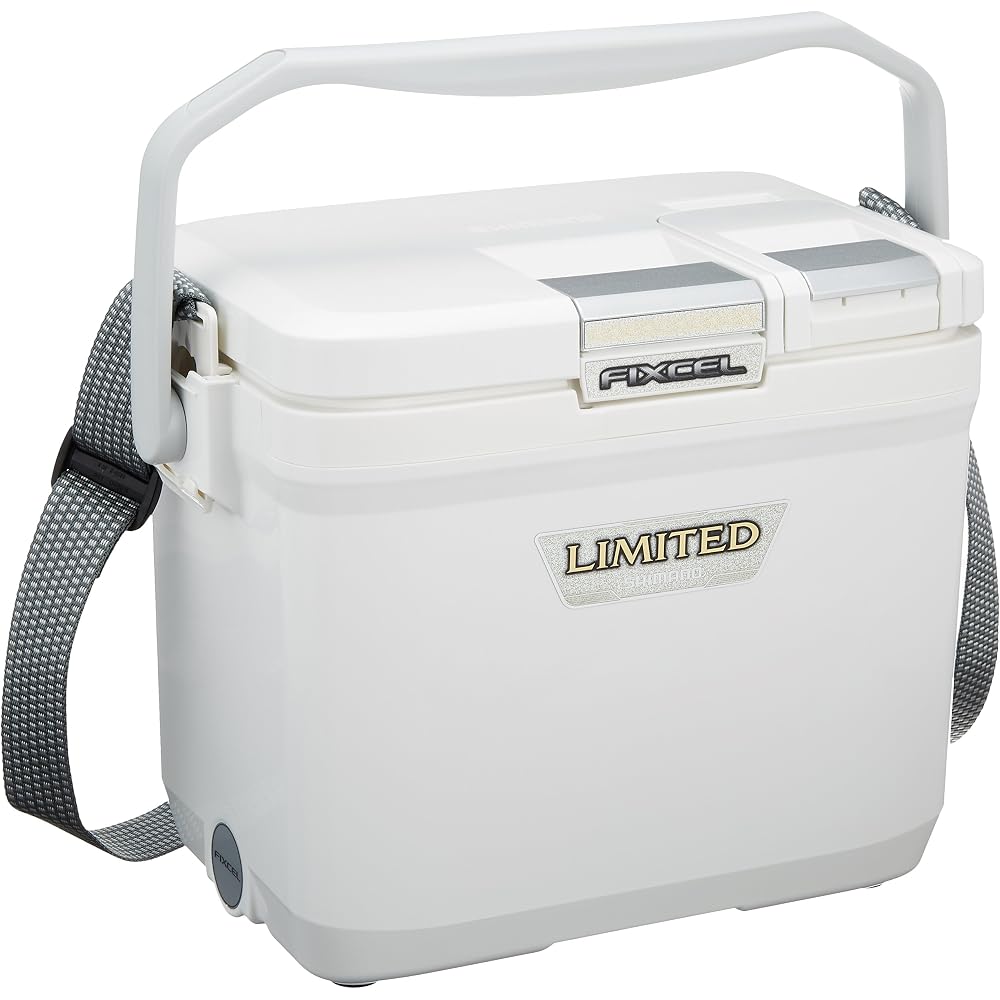 Shimano Fixer Limited 9L Cooler Box Pure White Fishing Gear