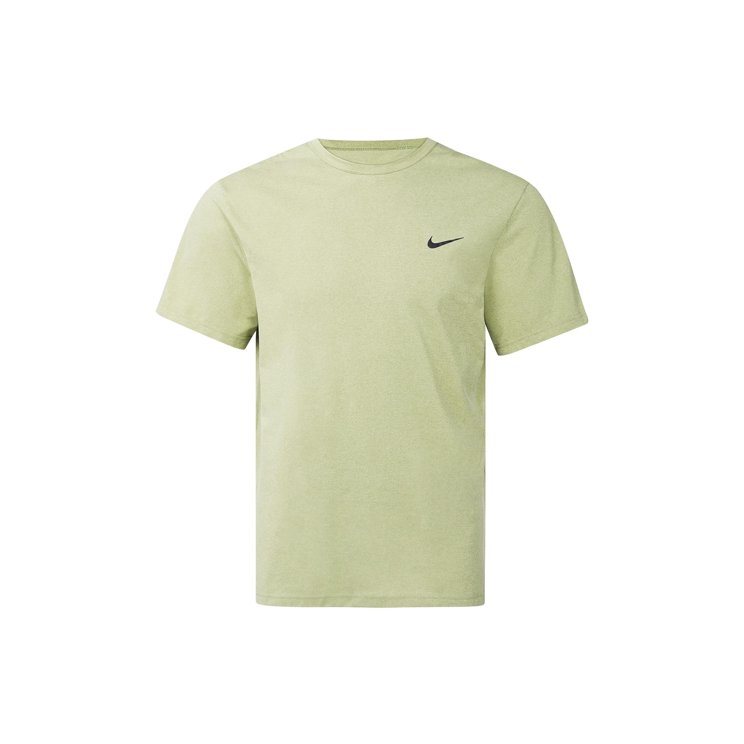Nike Dri FIT UV Hyverse Mens Short Sleeve Fitness Top Olive Men s DV9840-276 S